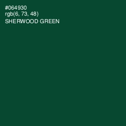 #064930 - Sherwood Green Color Image