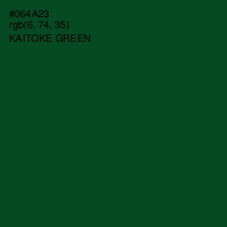 #064A23 - Kaitoke Green Color Image