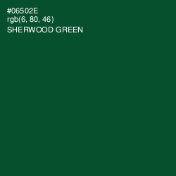 #06502E - Sherwood Green Color Image