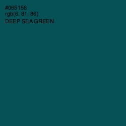 #065156 - Deep Sea Green Color Image