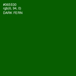 #065E00 - Dark Fern Color Image