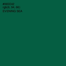 #065E42 - Evening Sea Color Image