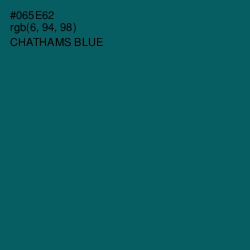 #065E62 - Chathams Blue Color Image