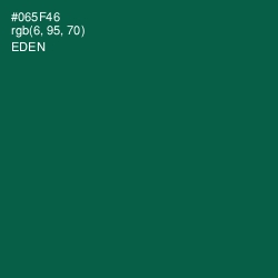 #065F46 - Eden Color Image