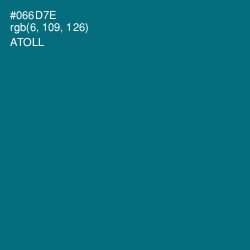 #066D7E - Atoll Color Image