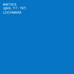 #0675C5 - Lochmara Color Image