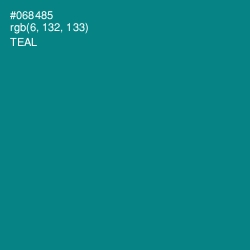 #068485 - Teal Color Image