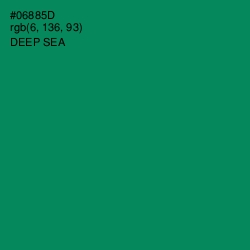 #06885D - Deep Sea Color Image