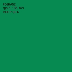 #068A52 - Deep Sea Color Image