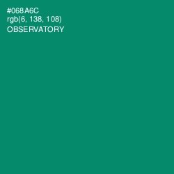 #068A6C - Observatory Color Image