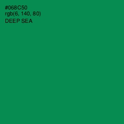 #068C50 - Deep Sea Color Image