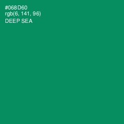 #068D60 - Deep Sea Color Image