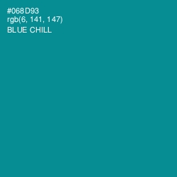 #068D93 - Blue Chill Color Image