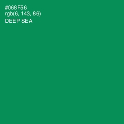 #068F56 - Deep Sea Color Image