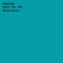 #069CA8 - Bondi Blue Color Image