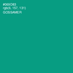 #069D83 - Gossamer Color Image