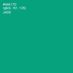 #06A17D - Jade Color Image