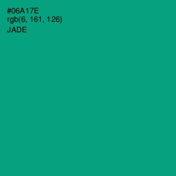 #06A17E - Jade Color Image