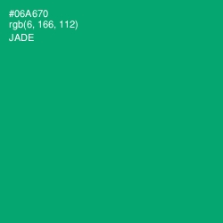 #06A670 - Jade Color Image