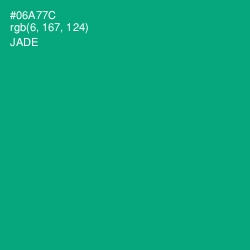 #06A77C - Jade Color Image