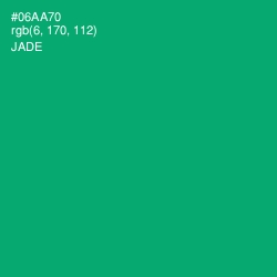 #06AA70 - Jade Color Image