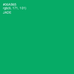 #06AB65 - Jade Color Image