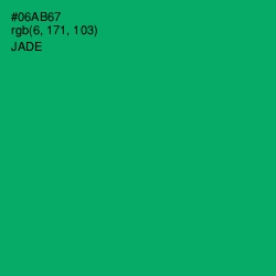 #06AB67 - Jade Color Image