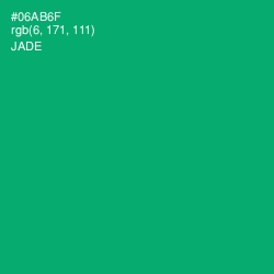 #06AB6F - Jade Color Image