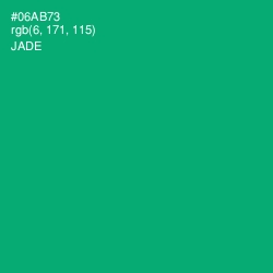 #06AB73 - Jade Color Image