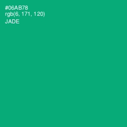 #06AB78 - Jade Color Image