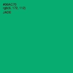 #06AC70 - Jade Color Image