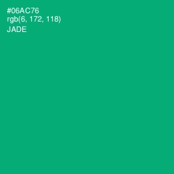 #06AC76 - Jade Color Image