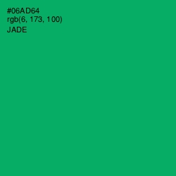 #06AD64 - Jade Color Image