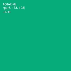 #06AD7B - Jade Color Image