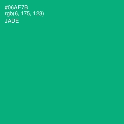 #06AF7B - Jade Color Image