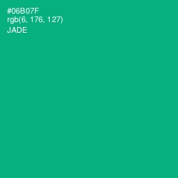 #06B07F - Jade Color Image