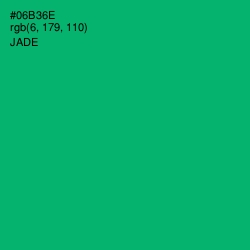 #06B36E - Jade Color Image