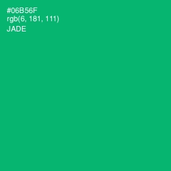 #06B56F - Jade Color Image