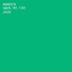#06B57A - Jade Color Image