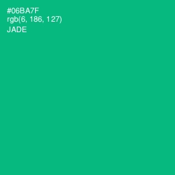 #06BA7F - Jade Color Image