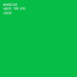 #06BD45 - Jade Color Image