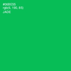 #06BE55 - Jade Color Image