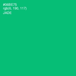 #06BE75 - Jade Color Image