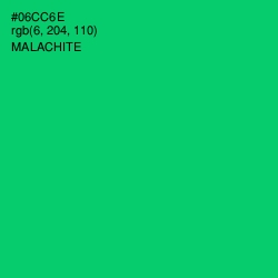#06CC6E - Malachite Color Image