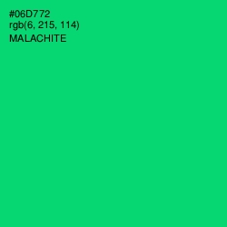 #06D772 - Malachite Color Image
