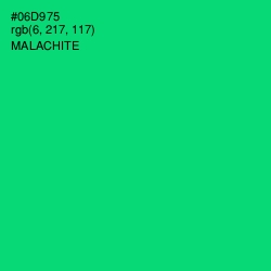 #06D975 - Malachite Color Image