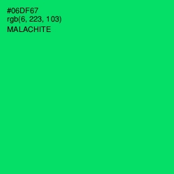 #06DF67 - Malachite Color Image