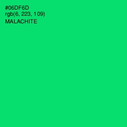 #06DF6D - Malachite Color Image