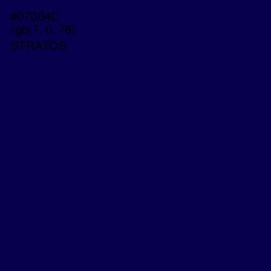 #07004C - Stratos Color Image