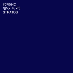 #07064C - Stratos Color Image